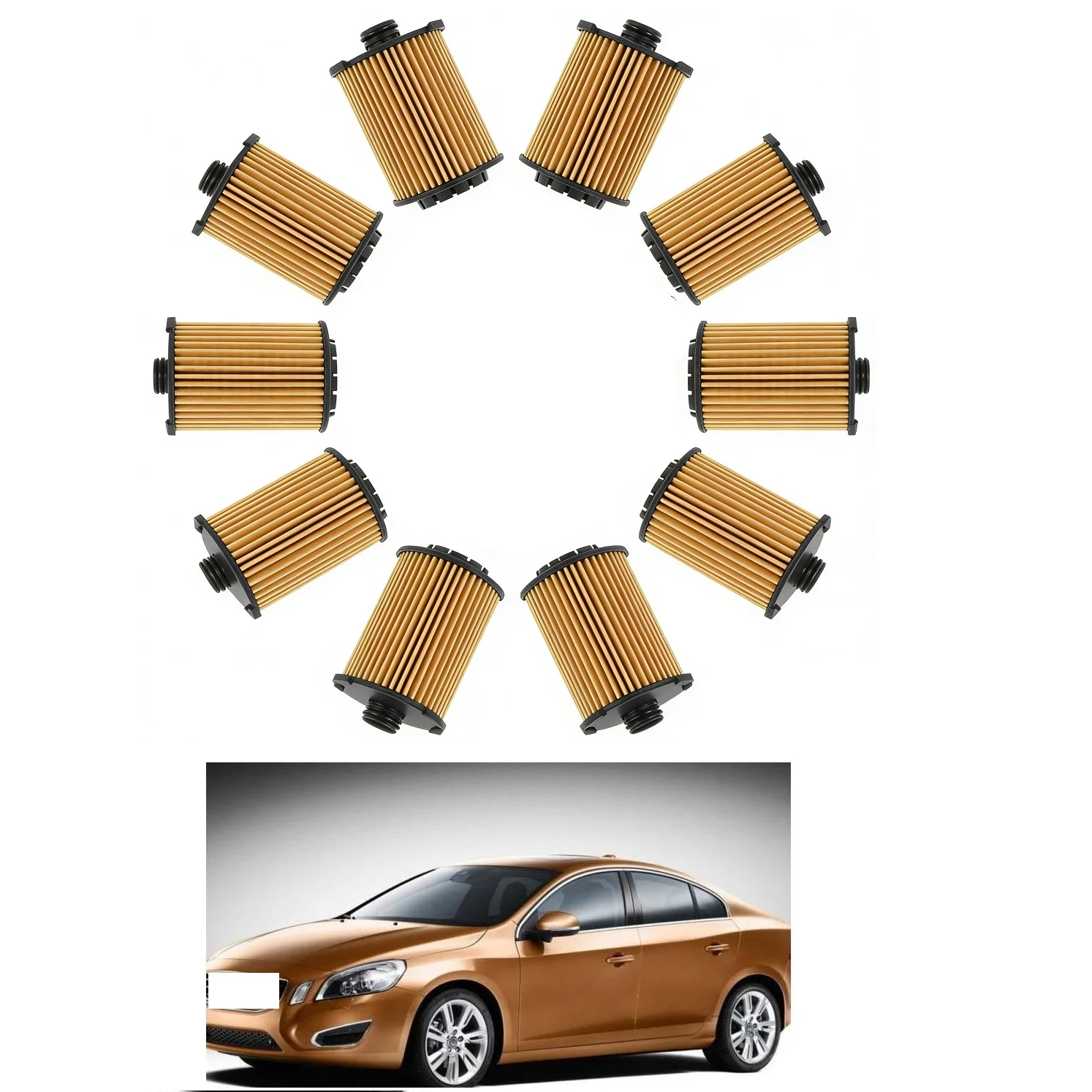 Coffee Equipment V60 - 10 pezzi Filtro Olio per VOLVO